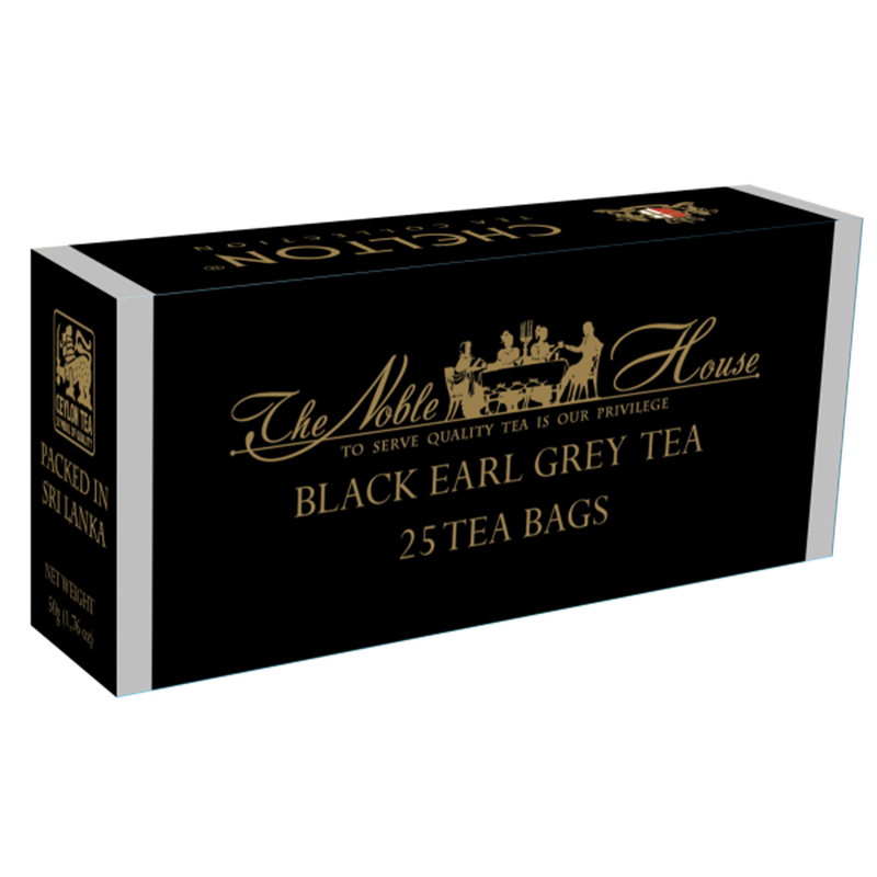 Chelton "The Noble House – Black Earl Grey Tea, schwarzer Tee mit Bergamotte 25 Beutel"