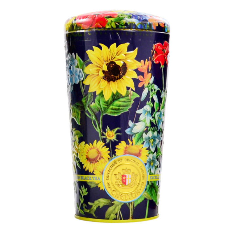 Chelton "Blumenvase Feldblumen, 100 g, loser schwarzer Tee mit Früchten und Blütenblättern"